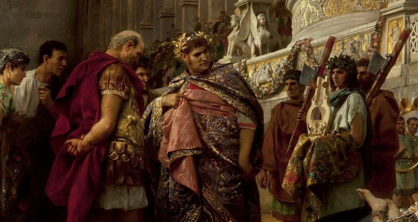 Henryk Siemiradzki - Una Dirce cristiana nel circo di Nerone, Museo nazionale di Varsavia, dettaglio 1